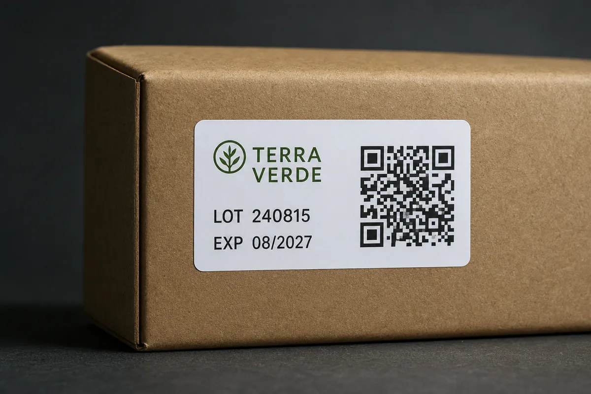 Etichete cu cod QR și trasabilitate pe lot